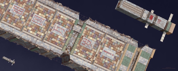 China 2098: Space Shipping Line by Fan Wennan