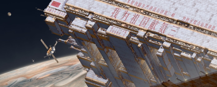 China 2098: Space Station above Jupiter