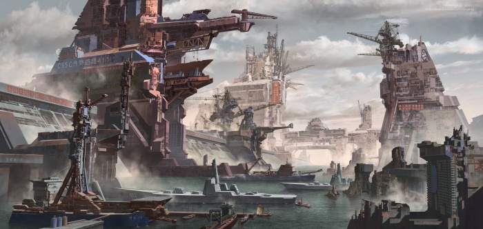 China 2098: Sea Embankment by Fan Wennan