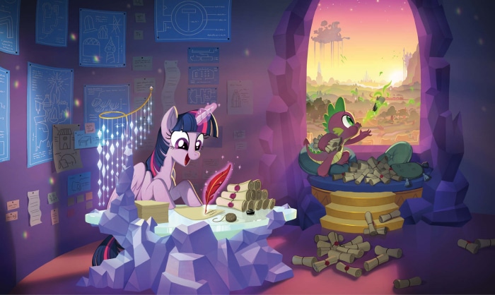 Twilight Sparkle and Spike from My Little Pony