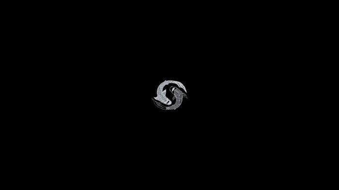 Yin and Yang Koi Fish Symbol