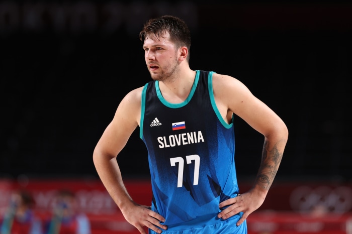 Luka Dončić of Slovenia basketball player