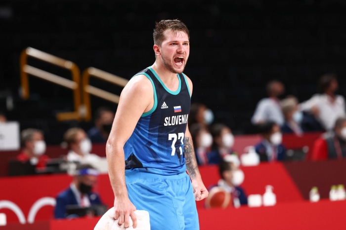 Luka Dončić of Slovenia basketball player