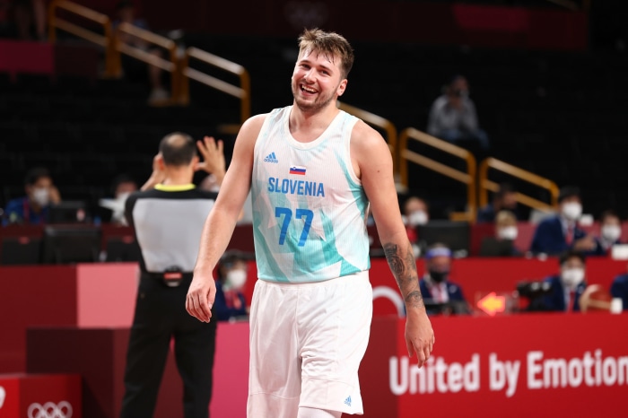 Luka Dončić of Slovenia basketball player