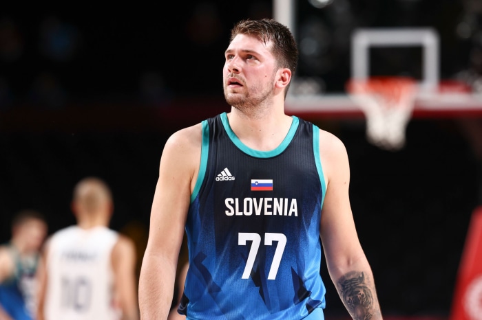 Luka Dončić of Slovenia basketball team