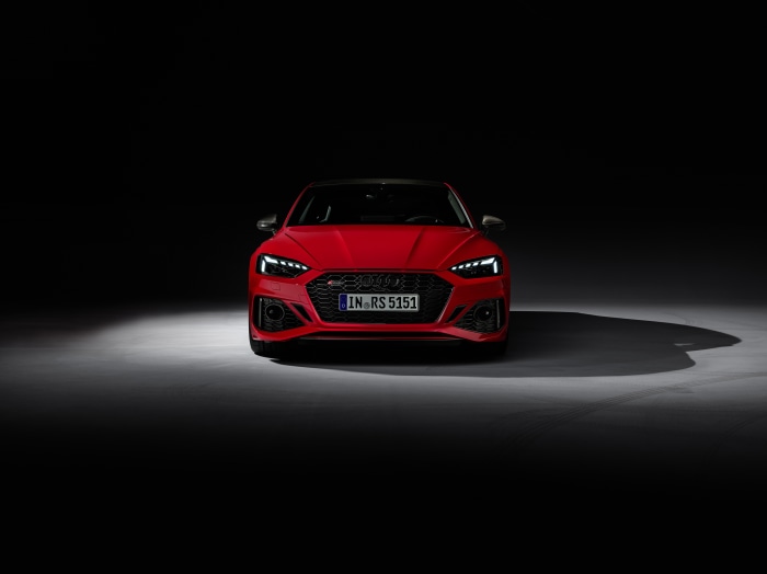 Red Audi RS5 4K