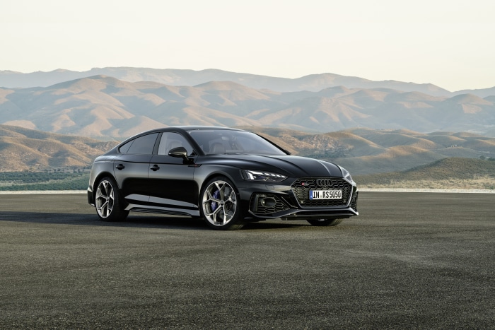 Black Audi RS5 4K