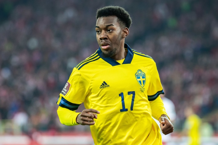 Anthony Elanga of Sweden National Football Team
