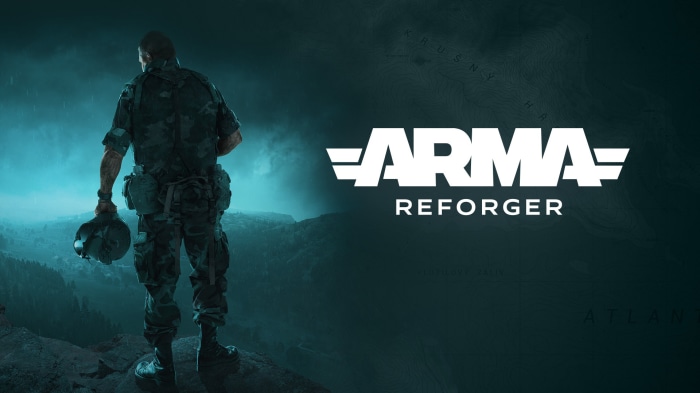 Arma Reforger game logo with soldier