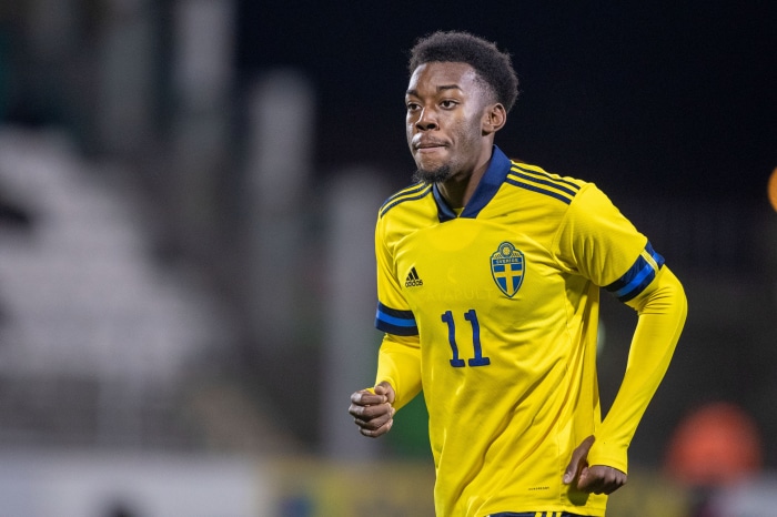 Anthony Elanga of Sweden National Football Team
