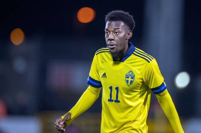 Anthony Elanga of Sweden National Football Team