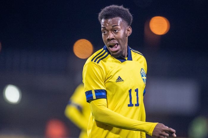 Anthony Elanga of Sweden National Football Team