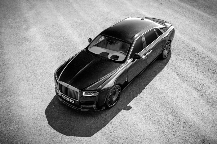 Rolls-Royce Ghost from above
