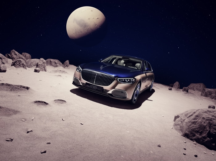 Mercedes-Maybach Haute Voiture on the Moon