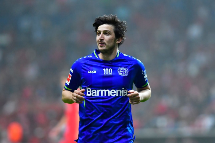 Sardar Azmoun of Bayer 04 Leverkusen