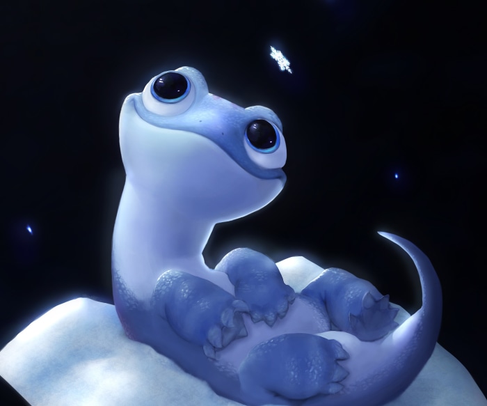 Bruni the Salamander from Frozen 2