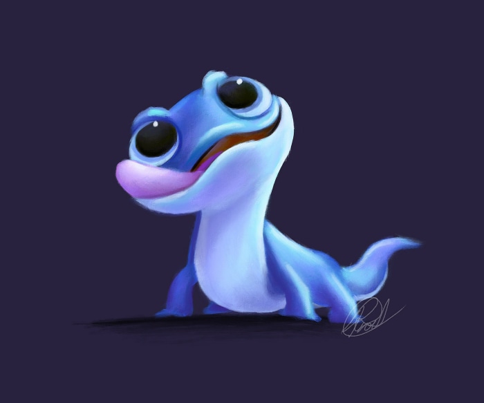 Bruni the Salamander from Frozen 2