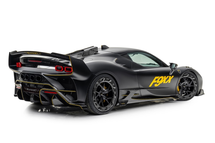 Mansory F9XX supercar rear view