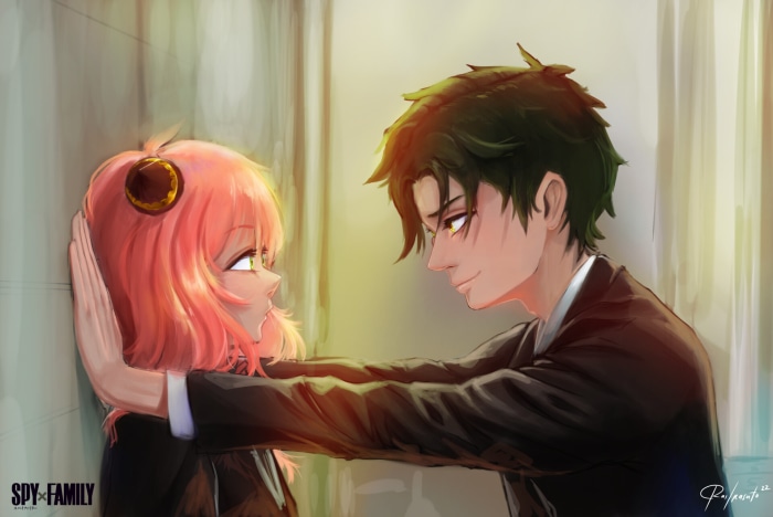 Anya Forger and Damian Desmond from Spy X Family