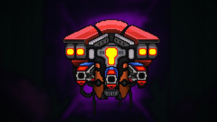 DEVASTATOR pixel art robot