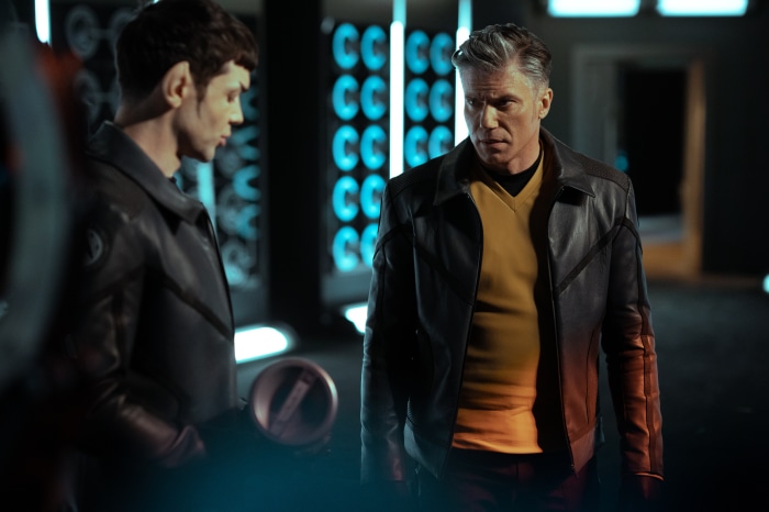 Christopher Pike and Spock from Star Trek: Strange New Worlds