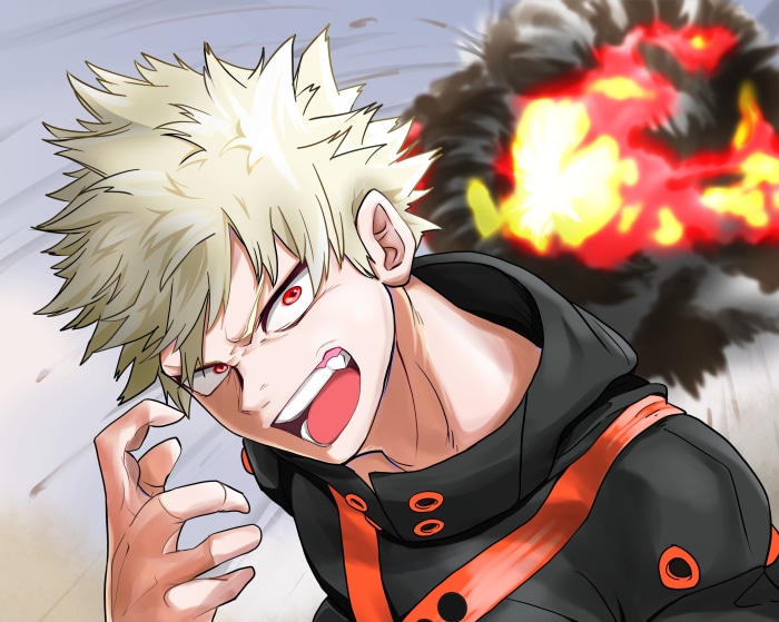 Katsuki Bakugou from My Hero Academia