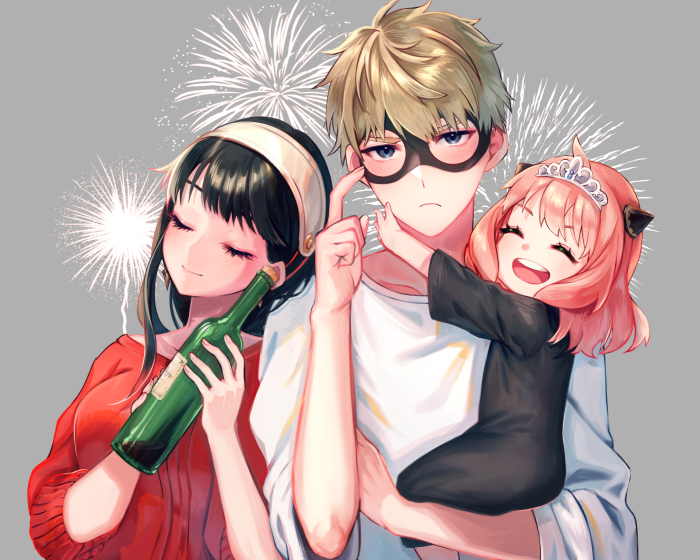 Yor, Anya, and Loid Forger from Spy X Family