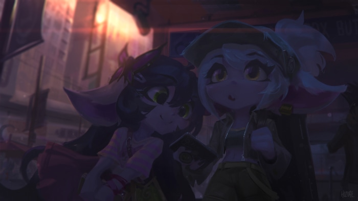 Lulu and Tristana from League of Legends 4K