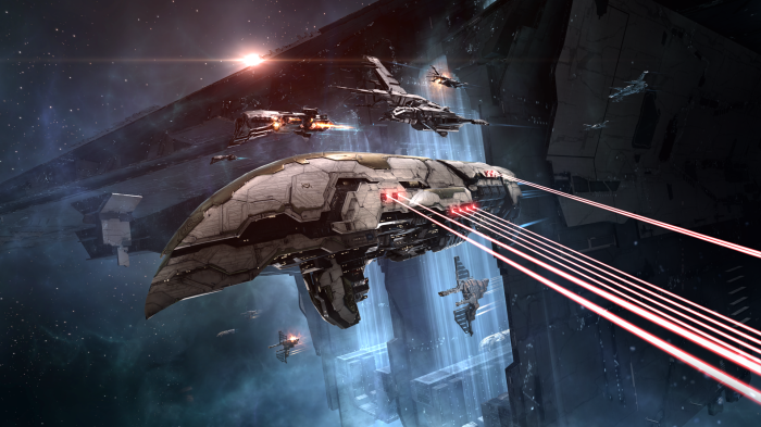 EVE Online Spaceship Battle