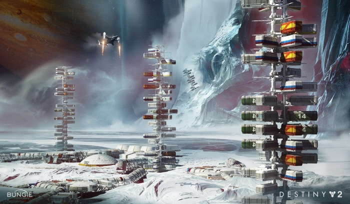 Destiny 2: Beyond Light Europa Concept Art