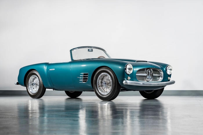 Teal Maserati A6G/54 2000 Spyder Convertible