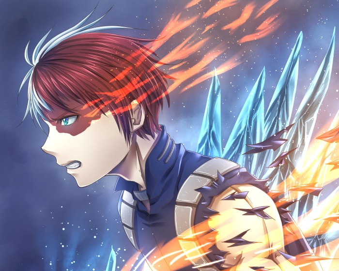 Shoto Todoroki from My Hero Academia