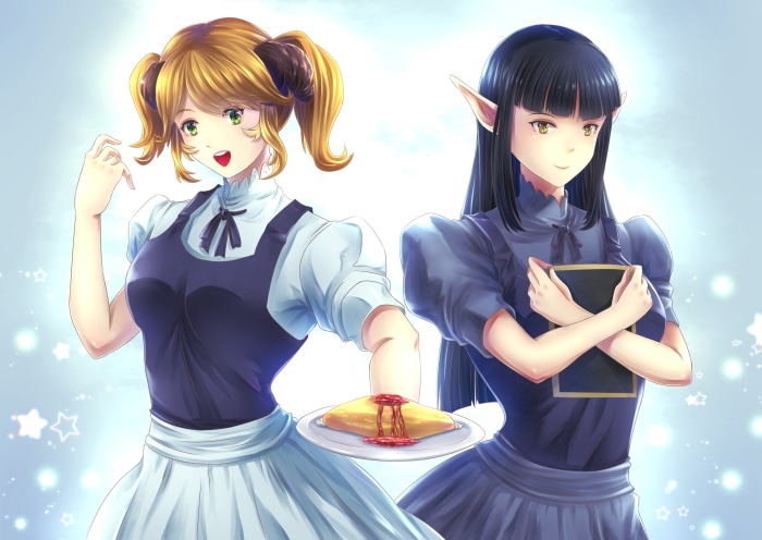 Aletta and Kuro from Restaurant to Another World