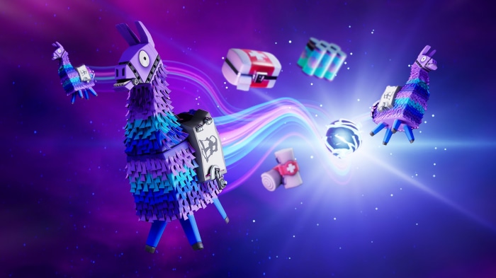 Fortnite Llamas and Loot Items