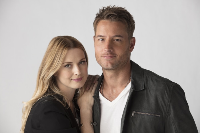 Justin Hartley and Mandy Moore from This Is Us