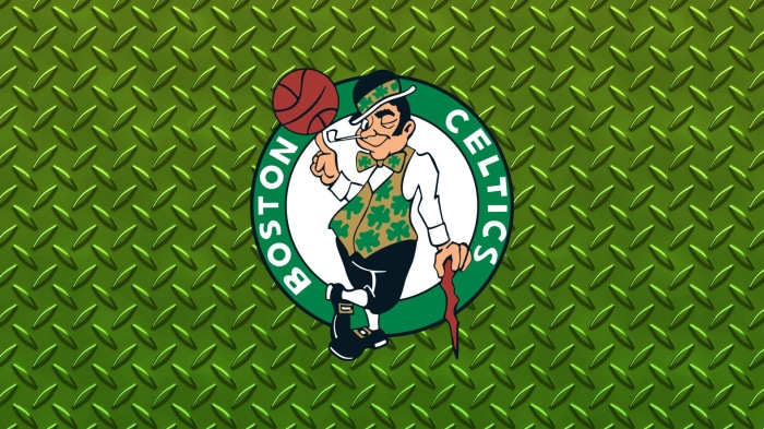 Boston Celtics logo with leprechaun