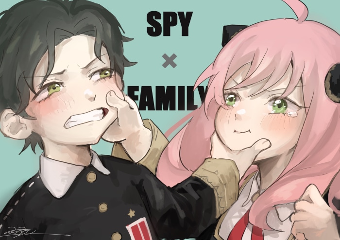 Anya Forger and Damian Desmond from Spy X Family