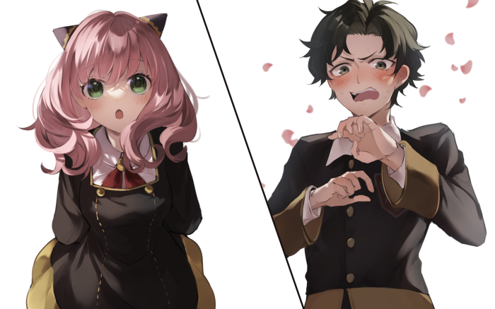 Anya Forger and Damian Desmond from Spy X