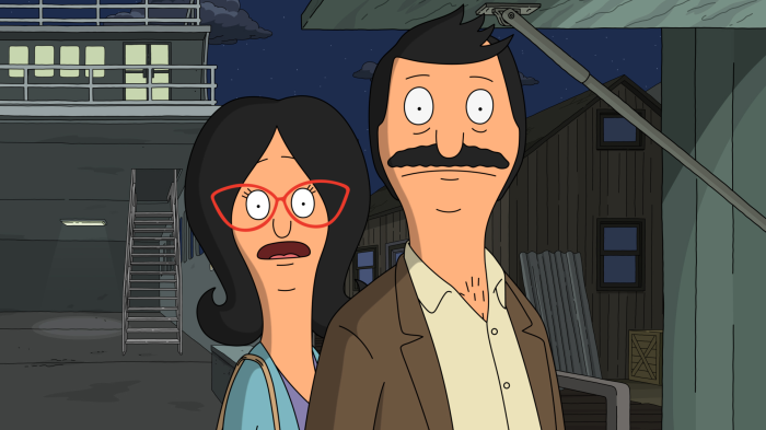 Bob and Linda Belcher from The Bob's Burgers Movie