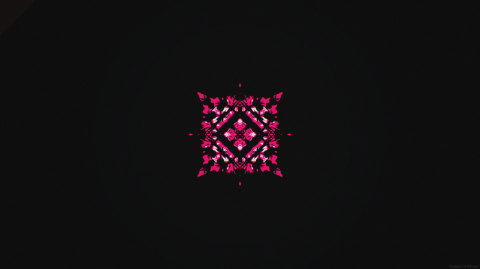 Abstract Geometric Pink Pattern 4K