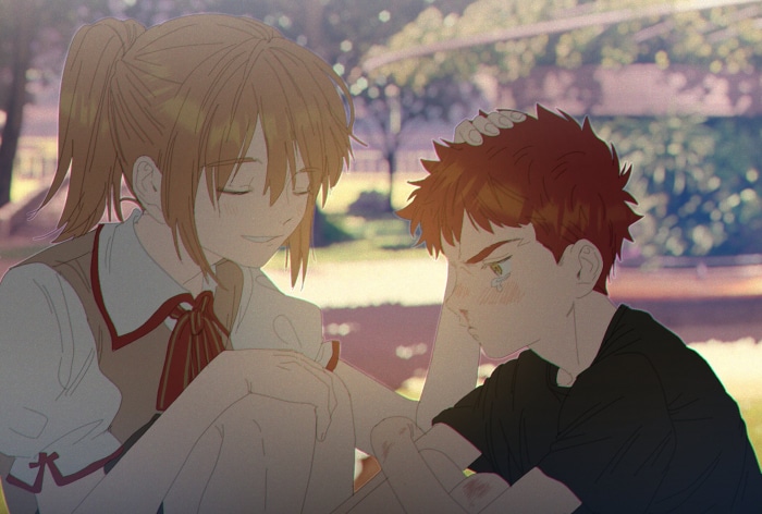 Shirou Emiya and Taiga Fujimura from Fate/Stay Night