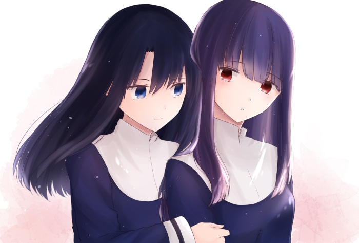 Azaka Kokutou and Fujino Asagami from Kara No Kyoukai