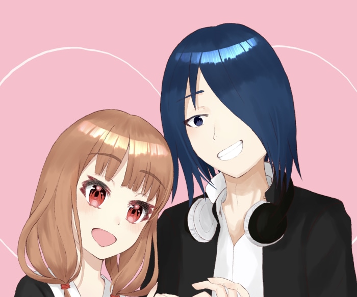 Yu Ishigami and Miko Iino from Kaguya-sama: Love Is War