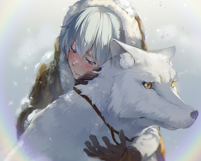 Fushi and Wolf from To Your Eternity