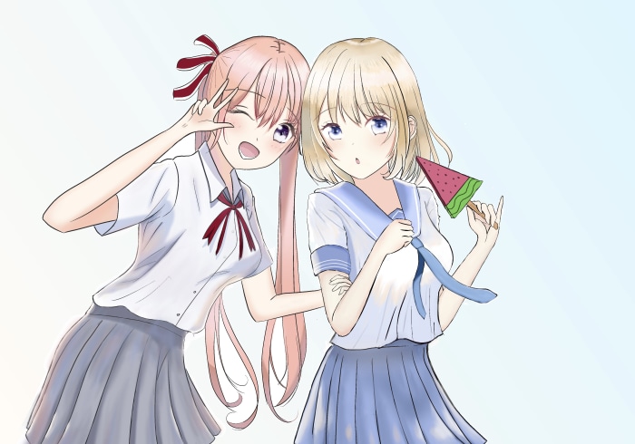 Erika Amano and Sachi Umino from A Couple Of Cuckoos 4K