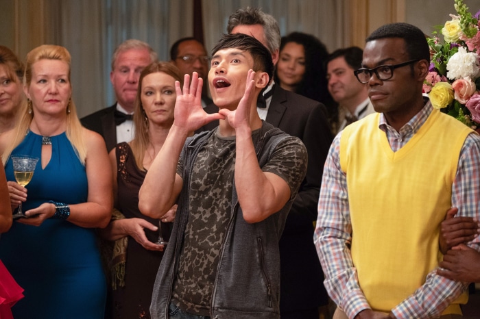 Jason Mendoza and Chidi Anagonye from The Good Place