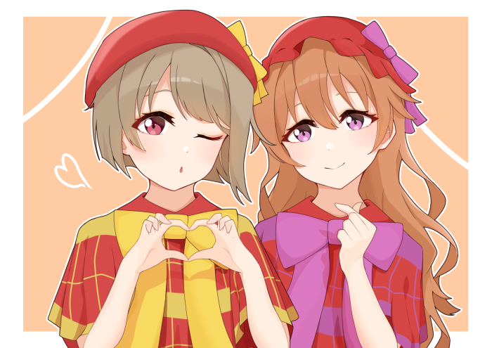 Kasumi Nakasu and Kanata Konoe from Love Live! Nijigasaki High School Idol Club