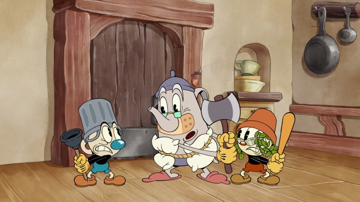The Cuphead Show! Characters with weapons
