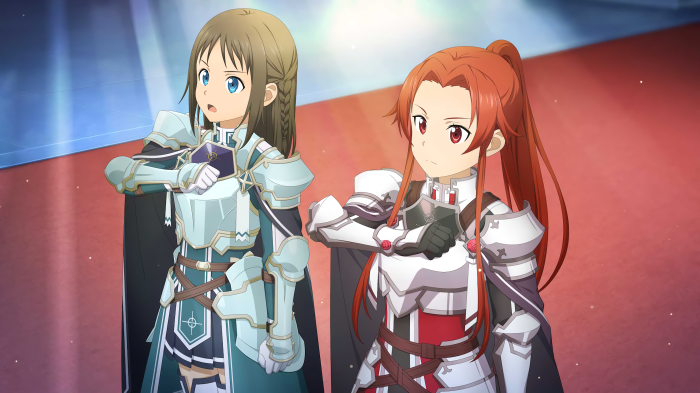 Tiese Shtolienen and Ronye Arabel from Sword Art Online 4K