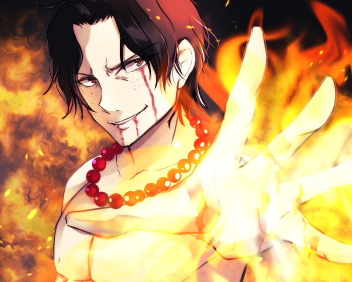 Portgas D. Ace from One Piece 4K